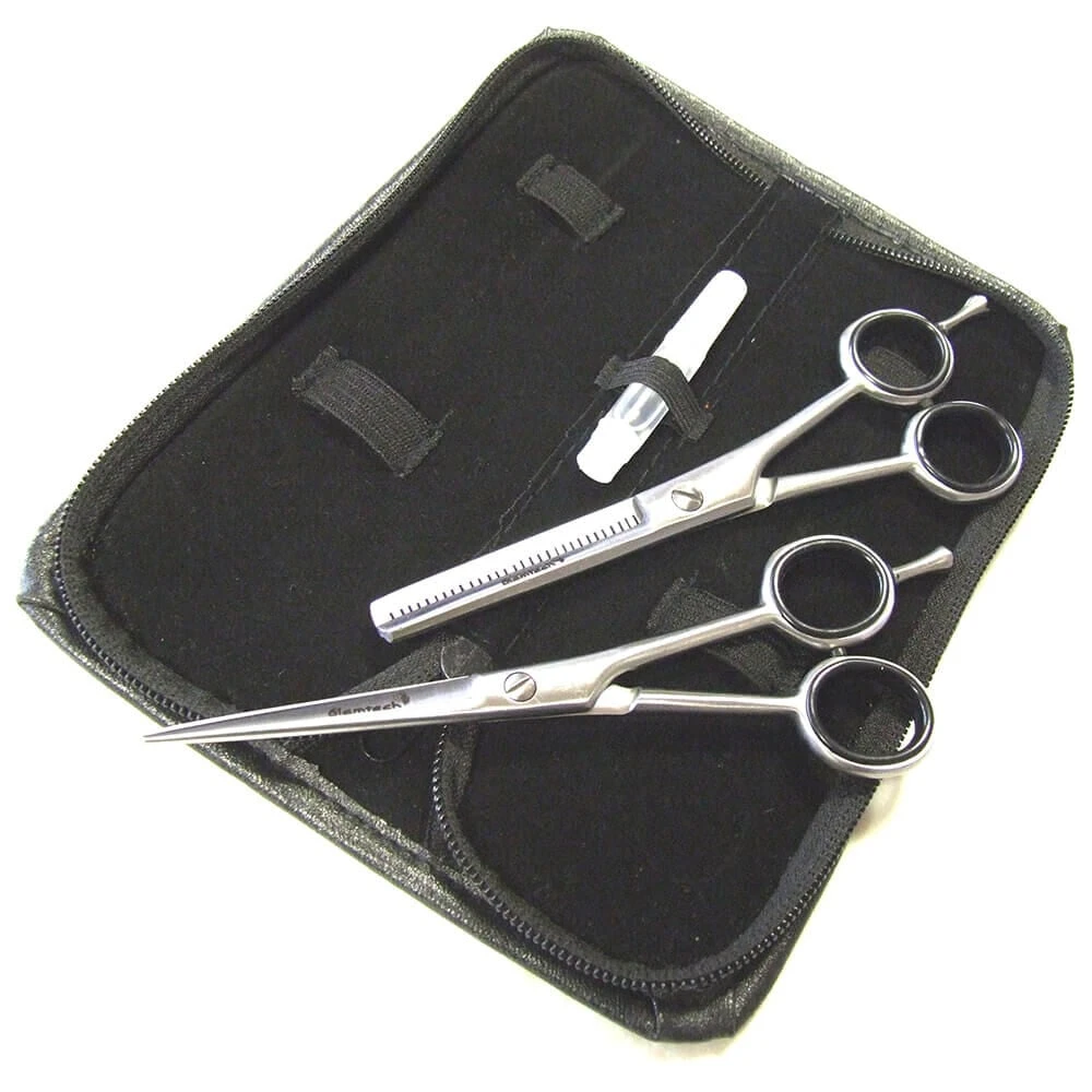 GlamTech E1 Scissors And Thinner Set 14cm 3 GlamTech E1 Scissors And Thinner Set 14cm