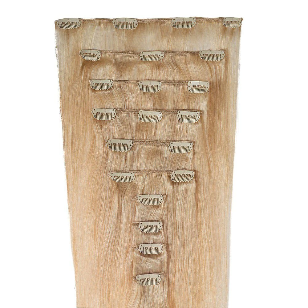 Wildest Dreams Clip In Full Head Human Hair Extension 18 Inch - 24 Sandy Blonde 4 Wildest Dreams Clip In Full Head Human Hair Extension 18 Inch - 24 Sandy Blonde - Image 2