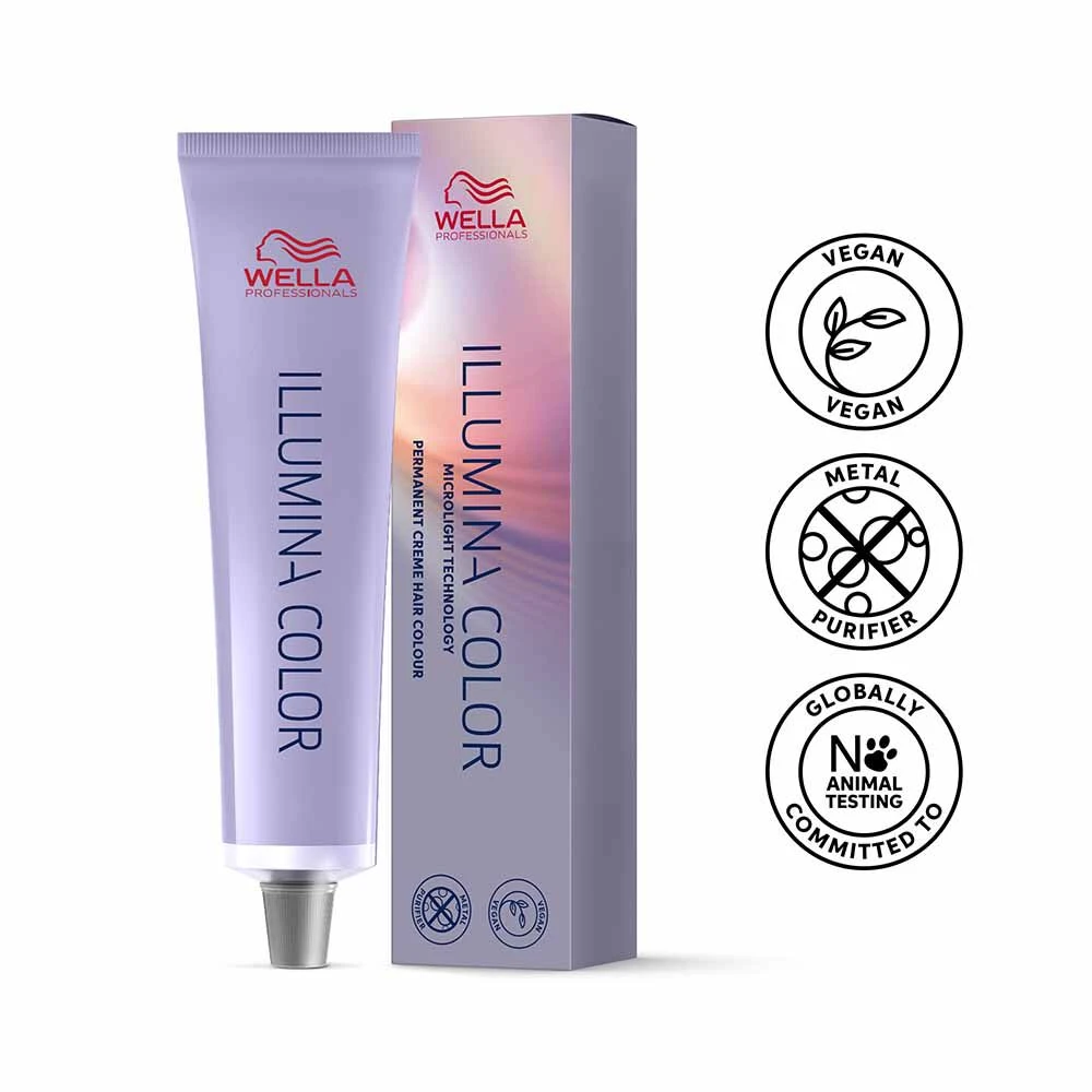 Wella Professionals Illumina Colour Tube Permanent Hair Colour - 10/69 Lightest Violet Cendre Blonde 60ml 4 Wella Professionals Illumina Colour Tube Permanent Hair Colour - 10/69 Lightest Violet Cendre Blonde 60ml - Image 2