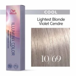 Wella Professionals Illumina Colour Tube Permanent Hair Colour - 10/69 Lightest Violet Cendre Blonde 60ml 24 Wella Professionals Illumina Colour Tube Permanent Hair Colour - 10/69 Lightest Violet Cendre Blonde 60ml -Care Products Shop 151040 2