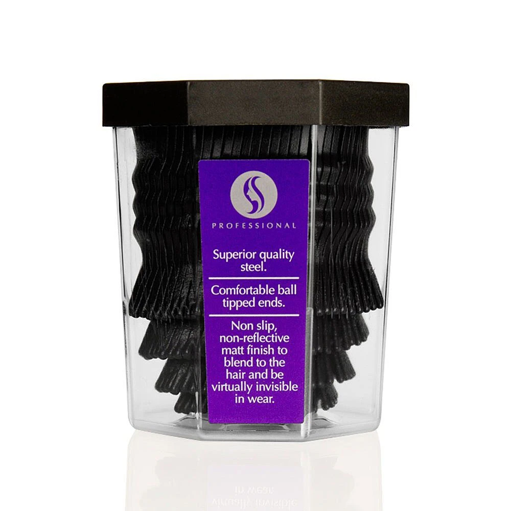 S Professional Waved Blend Grips Black, Pack Of 250 3 S Professional Waved Blend Grips Black, Pack Of 250