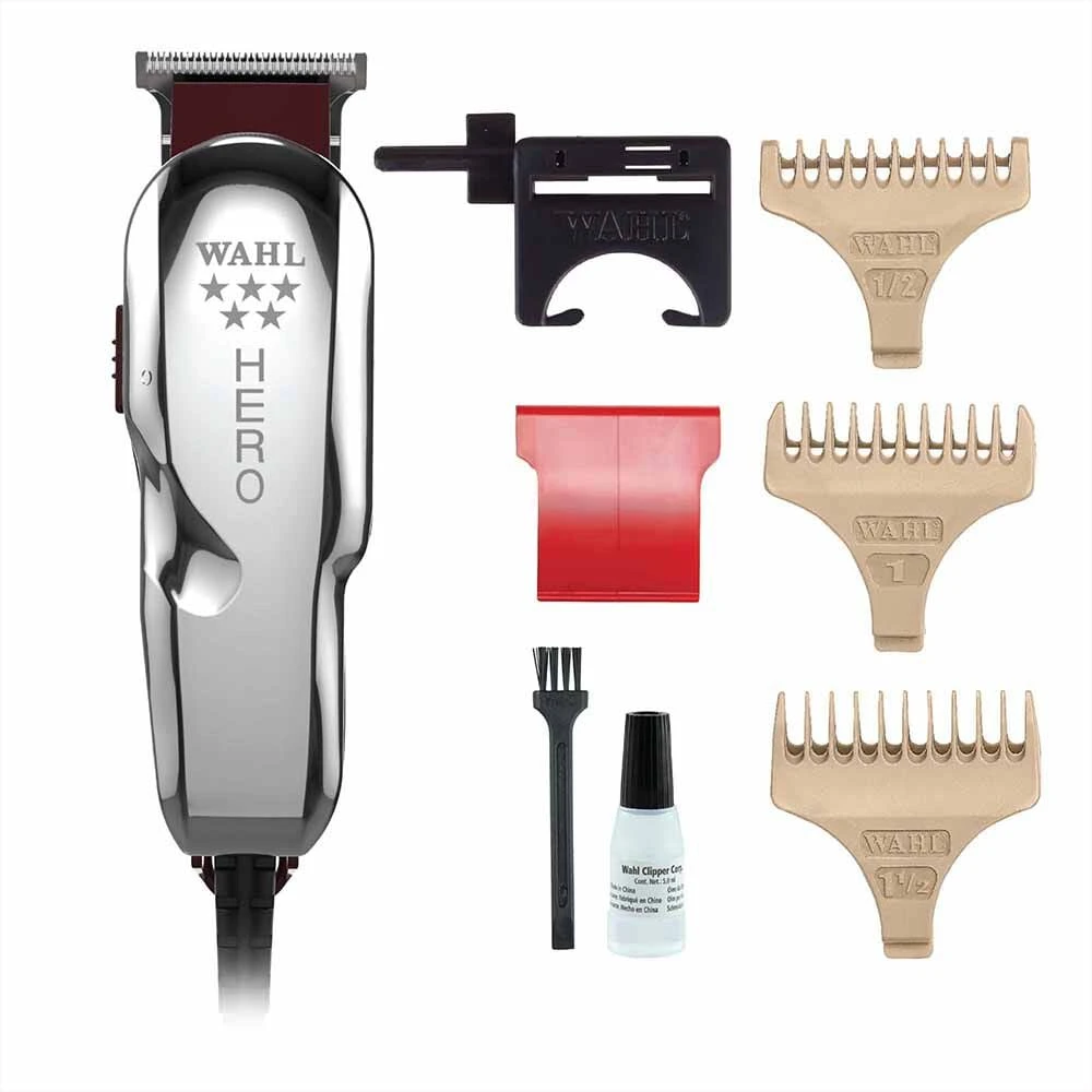 WAHL Hero T Blade Corded Trimmer Kit 3 WAHL Hero T Blade Corded Trimmer Kit