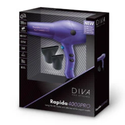 Diva Pro Styling Rapida 4000 Pro Hair Dryer Violet -Care Products Shop 544346 5