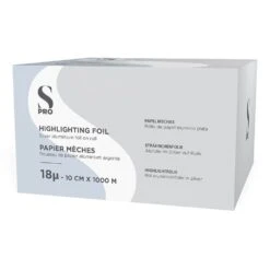 S-PRO Silver Aluminium Highlighting Foil, 18 Microns, 10cm X 1000m