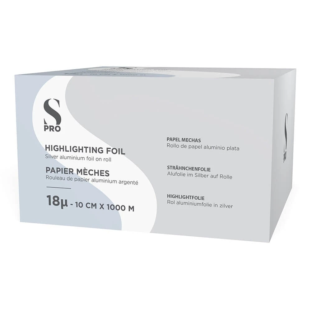 S-PRO Silver Aluminium Highlighting Foil, 18 Microns, 10cm X 1000m 3 S-PRO Silver Aluminium Highlighting Foil, 18 Microns, 10cm X 1000m