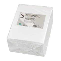 S-PRO Disposable Towels, White, 80x40cm, Pack Of 50