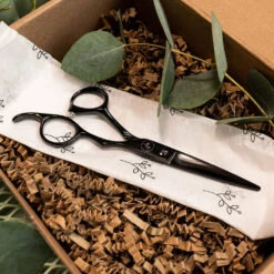 Leaf Scissors Black Edition 6.0" -Care Products Shop 723821 3