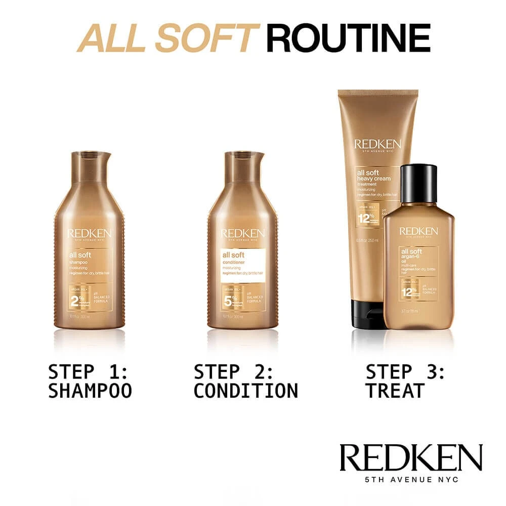 Redken All Soft Heavy Cream Treatment 250ml 7 Redken All Soft Heavy Cream Treatment 250ml - Image 5