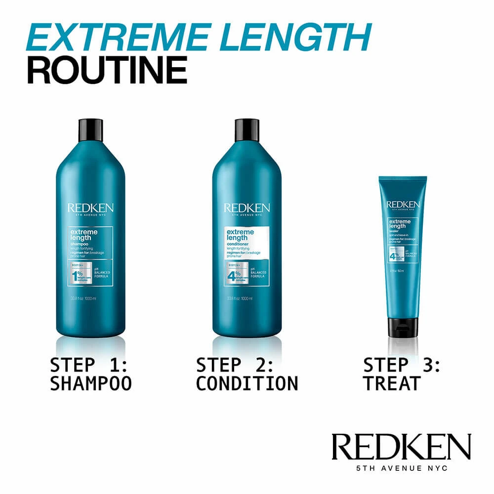 Redken Extreme Length Shampoo 1000ml 7 Redken Extreme Length Shampoo 1000ml - Image 5