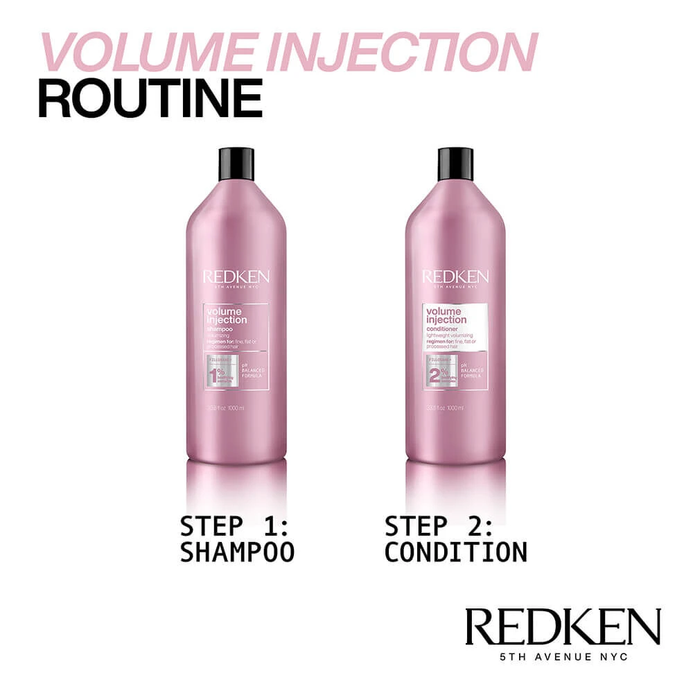 Redken Volume Injection Shampoo 1000ml 7 Redken Volume Injection Shampoo 1000ml - Image 5