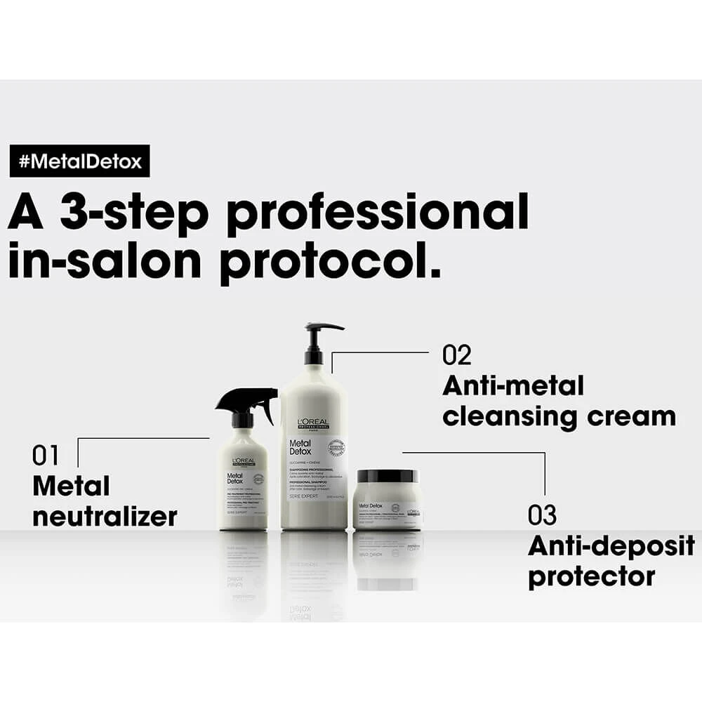 L'Oréal Professionnel Serie Expert Metal Detox Professional Pre-Treatment Spray 500ml 8 L'Oréal Professionnel Serie Expert Metal Detox Professional Pre-Treatment Spray 500ml - Image 6