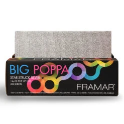 Framar Big Poppa Star Struck Silver Pop-Up Foil Sheets, 14x10" Pack Of 250