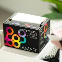 Framar Star Struck Silver Hair Foil Roll, Medium Embossed, 320ft -Care Products Shop 815845 2