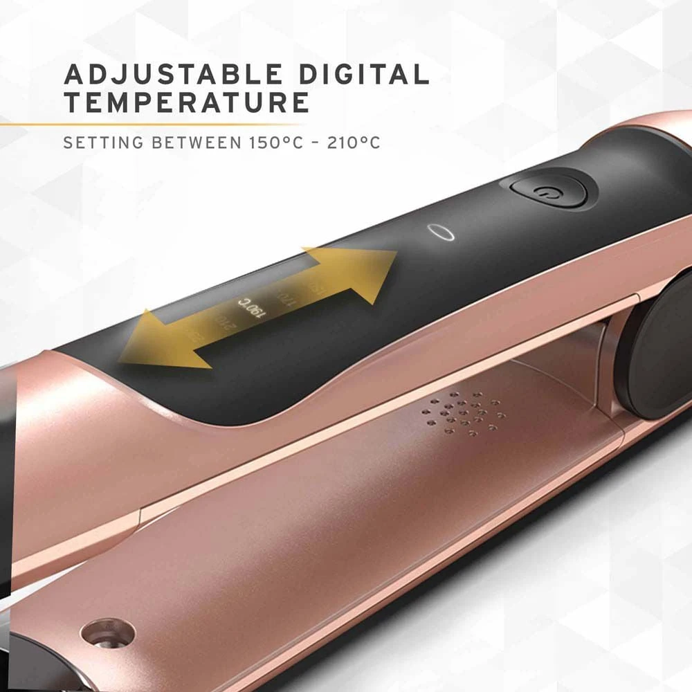 WAHL Pro Glide Hair Straightener In Rose Gold 7 WAHL Pro Glide Hair Straightener In Rose Gold - Image 5