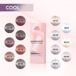 Wella Professionals Shinefinity Zero Lift Glaze - 09/81 Cool Platinum Opal 60ml -Care Products Shop 816317 3