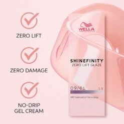 Wella Professionals Shinefinity Zero Lift Glaze - 09/81 Cool Platinum Opal 60ml -Care Products Shop 816317 4