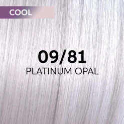 Wella Professionals Shinefinity Zero Lift Glaze - 09/81 Cool Platinum Opal 60ml -Care Products Shop 816317 swatch