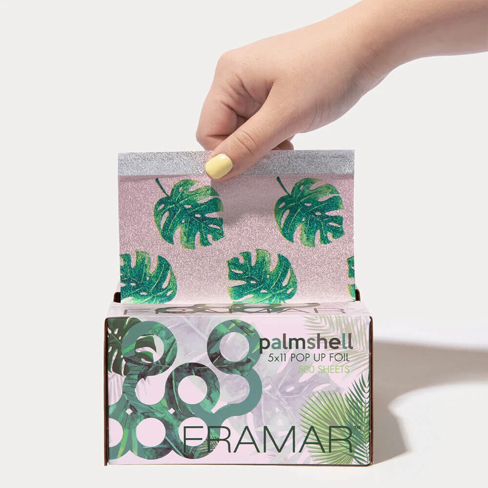 Framar Palmshell Pop-Up Palmprint Hair Foil Sheets, 5x11" Pack Of 500 4 Framar Palmshell Pop-Up Palmprint Hair Foil Sheets, 5x11" Pack Of 500 - Image 2