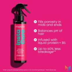 Matrix Total Results Instacure Anti-Breakage Porosity Spray For Damaged Hair 200ml -Care Products Shop 816713 2