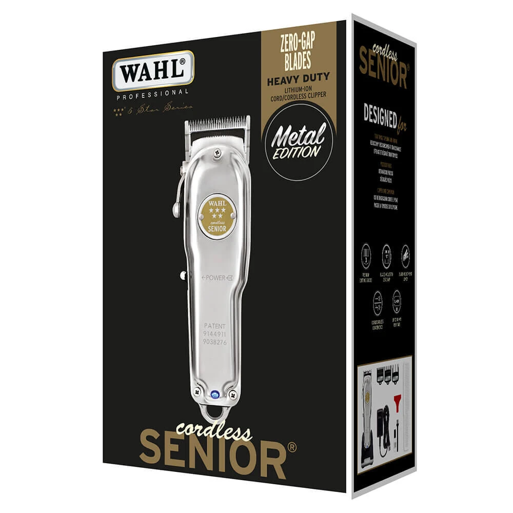 WAHL Cordless Senior Metal Edition Clipper Kit 8 WAHL Cordless Senior Metal Edition Clipper Kit - Image 6