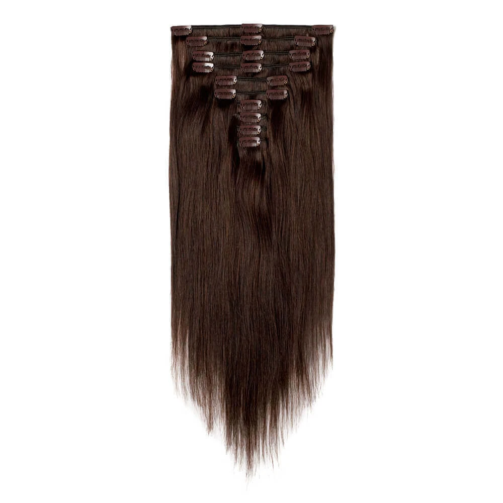 Wildest Dreams 100% Human Hair Clip-In Extensions, Full Head, 18 Inch/88g -1B Barely Black 4 Wildest Dreams 100% Human Hair Clip-In Extensions, Full Head, 18 Inch/88g -1B Barely Black - Image 2