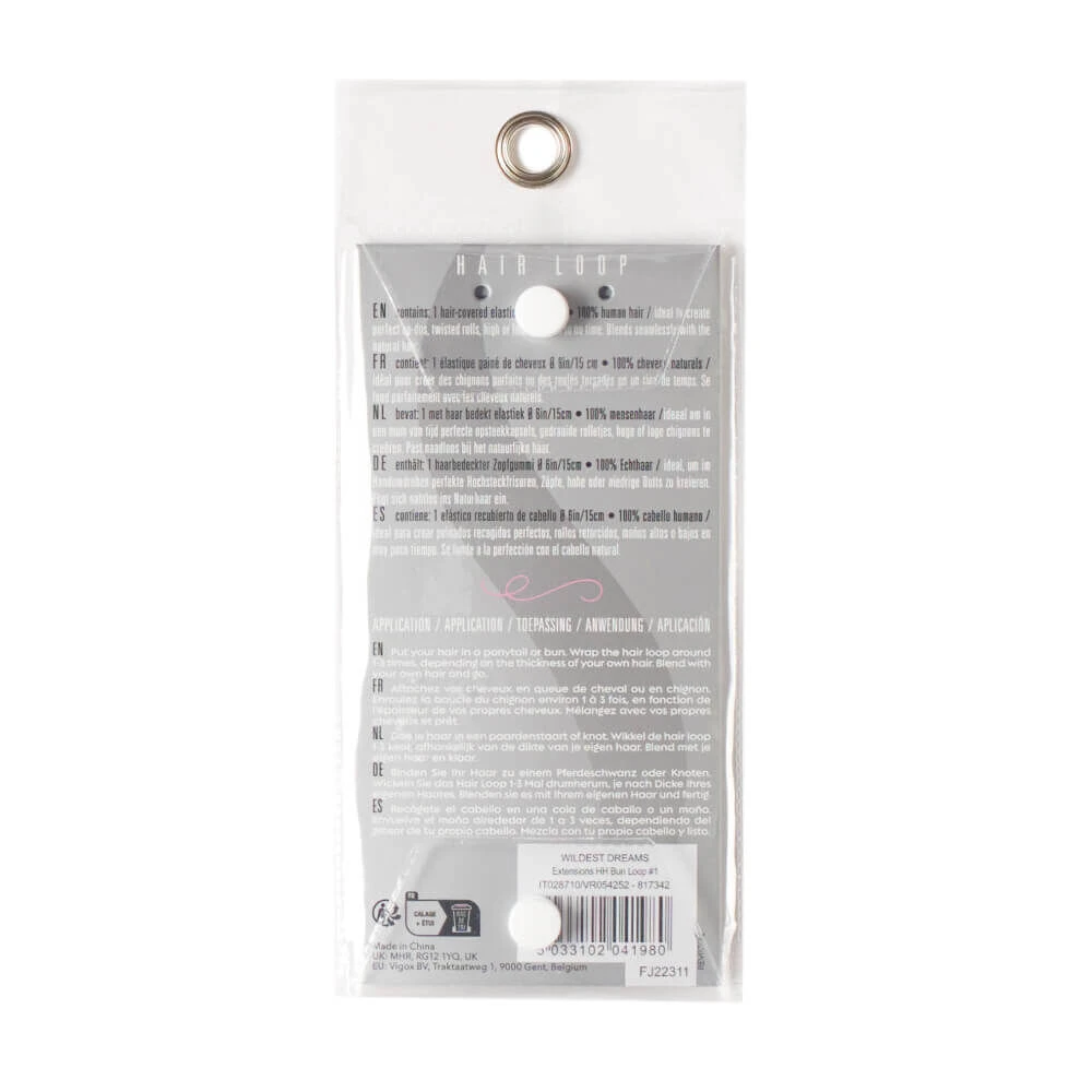 Wildest Dreams Extensions HH Bun Loop 18/22 - Medium Blonde 4 Wildest Dreams Extensions HH Bun Loop 18/22 - Medium Blonde - Image 2