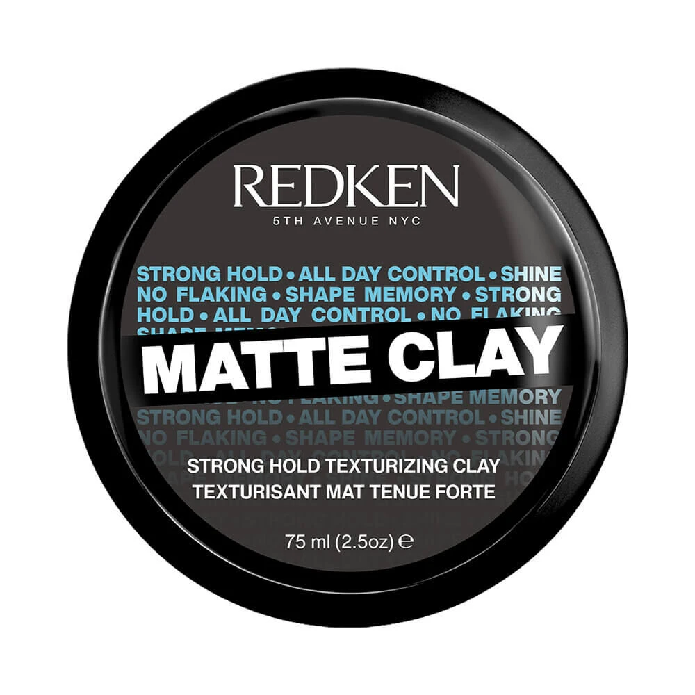 Redken Matte Strong Hold Texturizing Clay 75ml 3 Redken Matte Strong Hold Texturizing Clay 75ml
