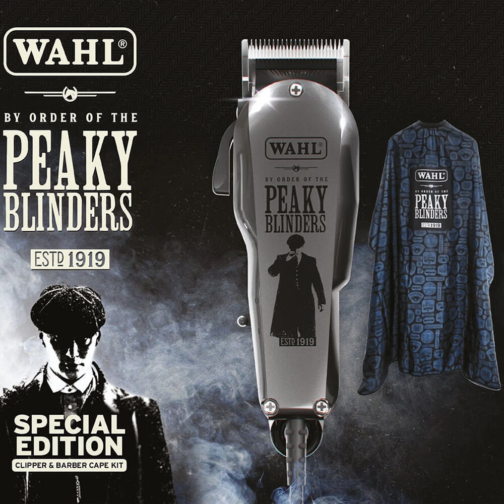 WAHL Peaky Blinders Corded Clipper & Barber Cape Kit 8 WAHL Peaky Blinders Corded Clipper & Barber Cape Kit - Image 6
