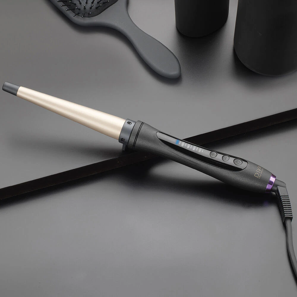 Diva Professional Styling Digital Curling Wand 13-25mm 4 Diva Professional Styling Digital Curling Wand 13-25mm - Image 2