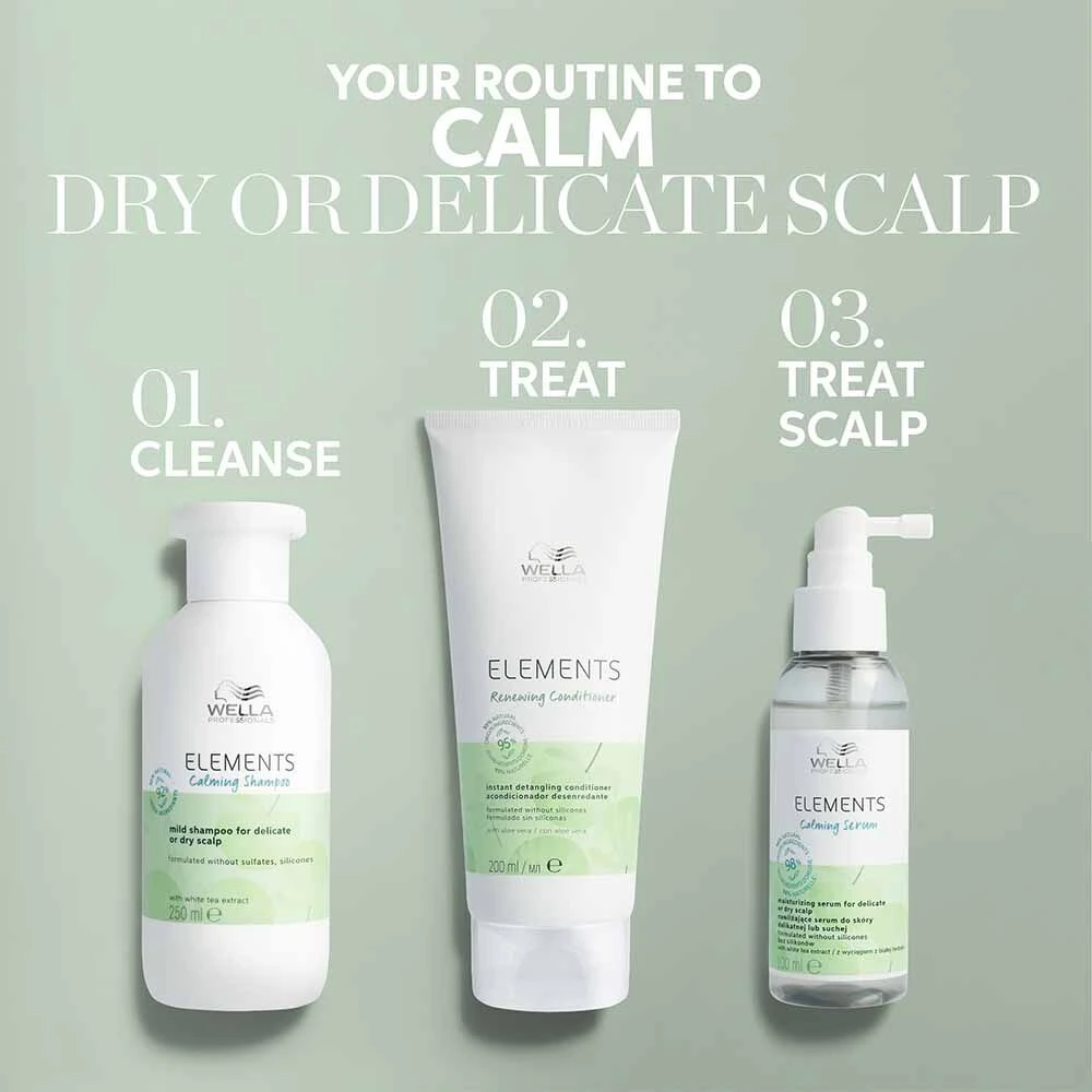 Wella Professionals Elements Calming Shampoo 250ml 10 Wella Professionals Elements Calming Shampoo 250ml - Image 8