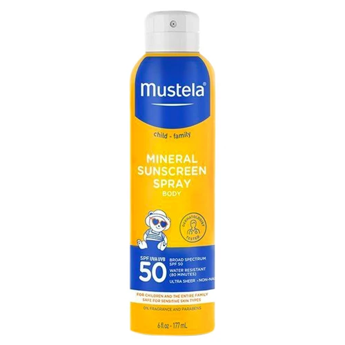 Mustela SPF 50 Mineral Sunscreen Spray 3 Mustela SPF 50 Mineral Sunscreen Spray